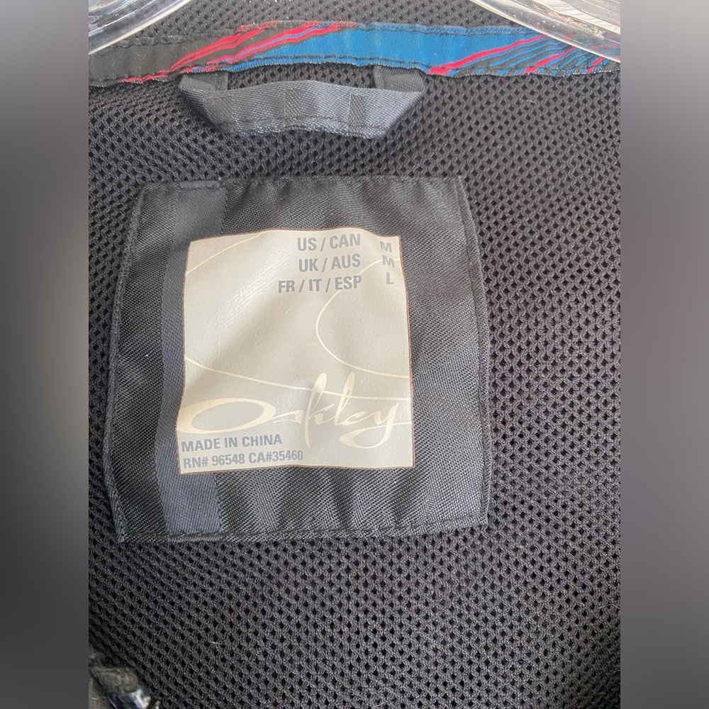 Oakley Windbreaker Black Jacket Medium - image 4